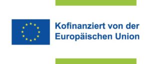 EU-Flage mit dem Hinweis Kofinanziert von der Europäischen Union.