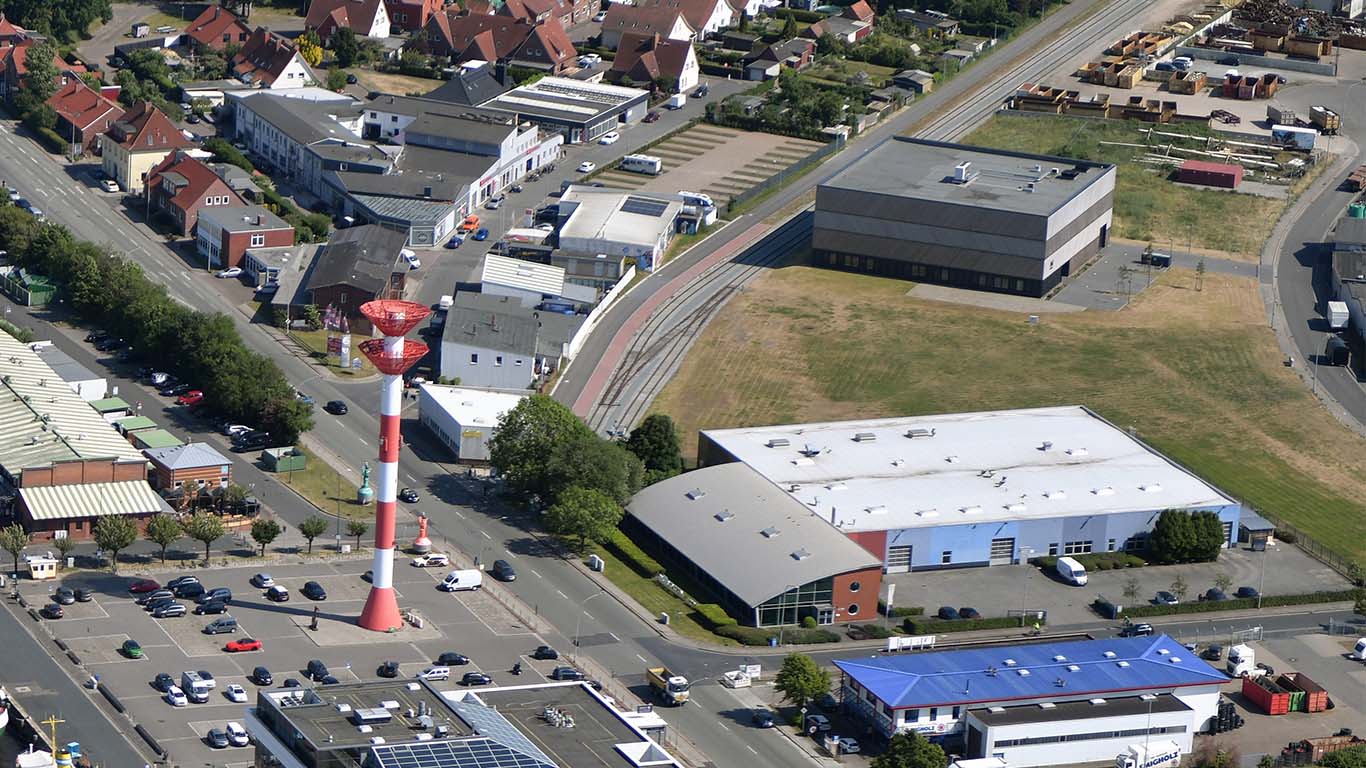 Freie Gewerbefläche im Kerngebiet des Fischereihafens