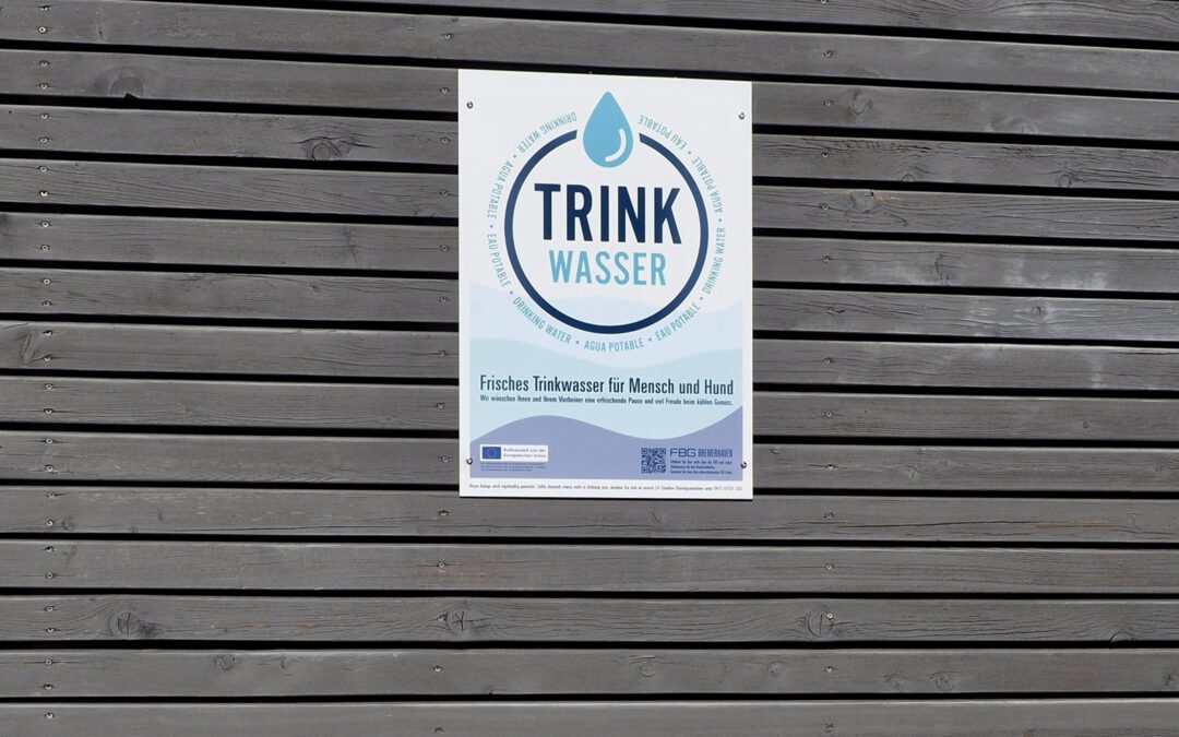 FBG installiert Trinkwasser-Spender im Schaufenster Fischereihafen